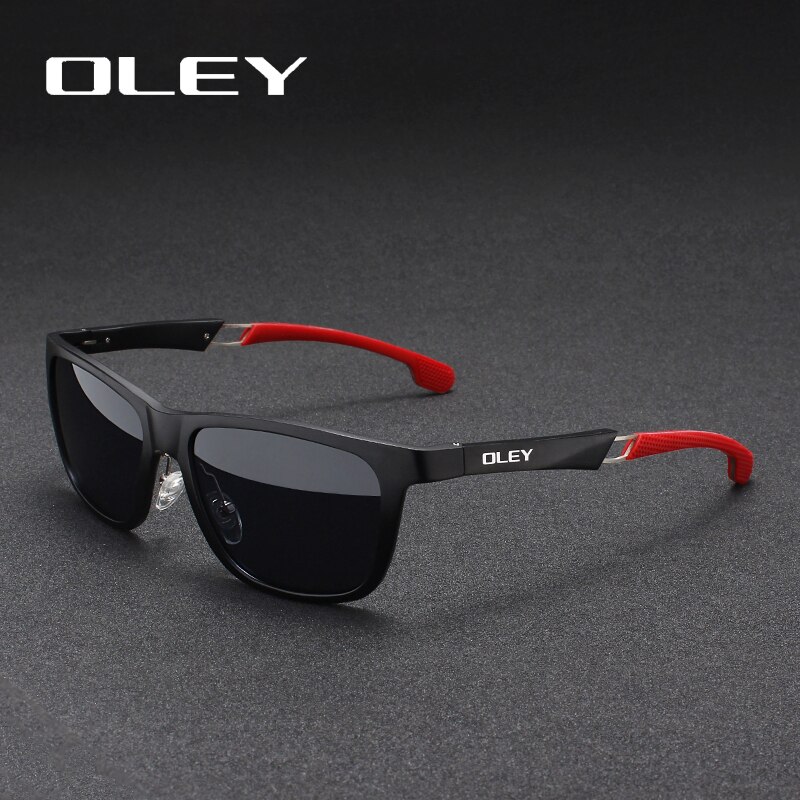OLEY-알루미늄 마그네슘 남성용 선글라스, 편광 코팅 미러 선글라스, oculos 남성용 안경 액세서리, Y7144